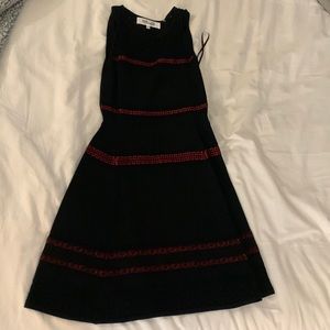 Diane Von Furstenberg size xs black dress